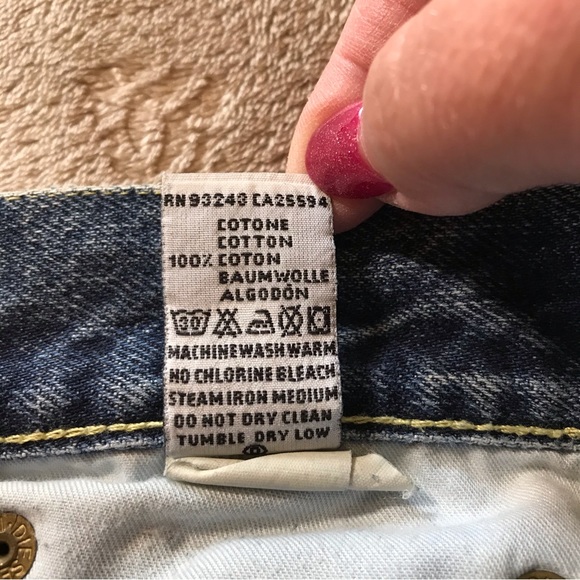 Diesel Industry blue cotton straight jeans 32 x 28 - Picture 7 of 7